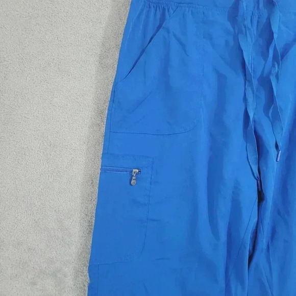 NWT Adar Pro XL Blue Workwear Scrub Pants With Pockets & Drawstring  4PT - Picture 6 of 7
